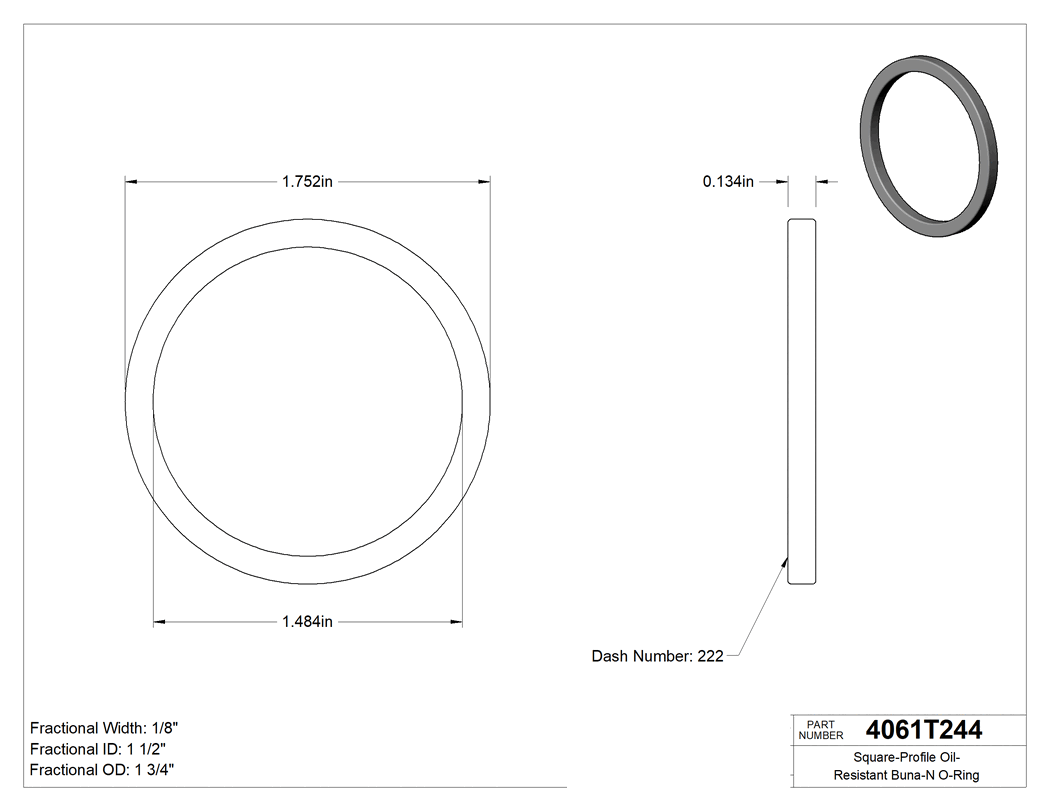 Technical drawing - 4061T244